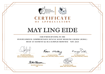 Certificate of Appreciation Nov 25